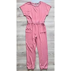 Double Zero Dolman Short Sleeve Jogger Jumpsuit